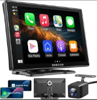 مانیتور خودرو 9 اینچی (دوربین جلو و عقب) essgoo مدل zbq