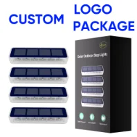 پک چهار عددی چراغ پله خورشیدی