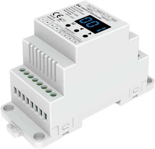 دیکدر ریسه ال ای دی (dmx512_spi decoder)