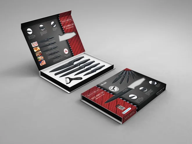 سرویس شش پارچه چاقو و پوست کن